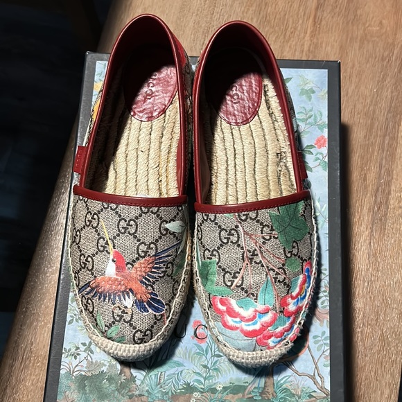 🟢🔴⚫️ Gucci signature Forrest Espadrilles - Picture 4 of 5